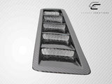 Universal Carbon Creations Race Hood Louver Vents - 2 Piece