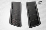 Universal Carbon Creations Race Hood Louver Vents - 2 Piece