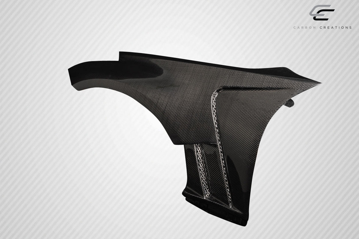 2003-2008 Nissan 350Z Z33 Carbon Creations AMS GT2 Front Fenders (+12mm) - 2 Piece