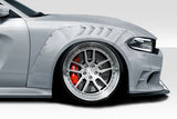 2015-2023 Dodge Charger Duraflex SKS Wide Body Front Fender Flares (+80mm)  - 4 Piece