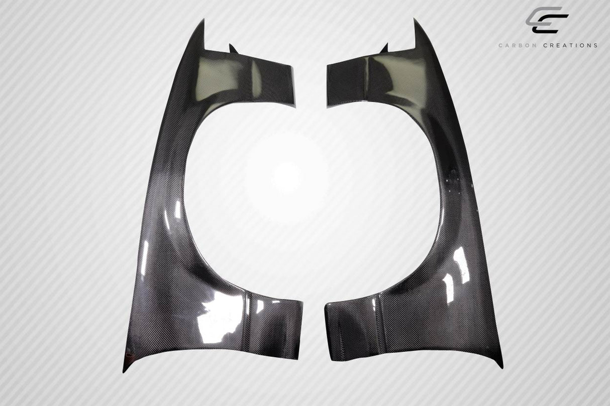 1989-1994 Nissan 240SX S13 Carbon Creations K Power Style Front Fenders (+50mm)  - 2 Piece