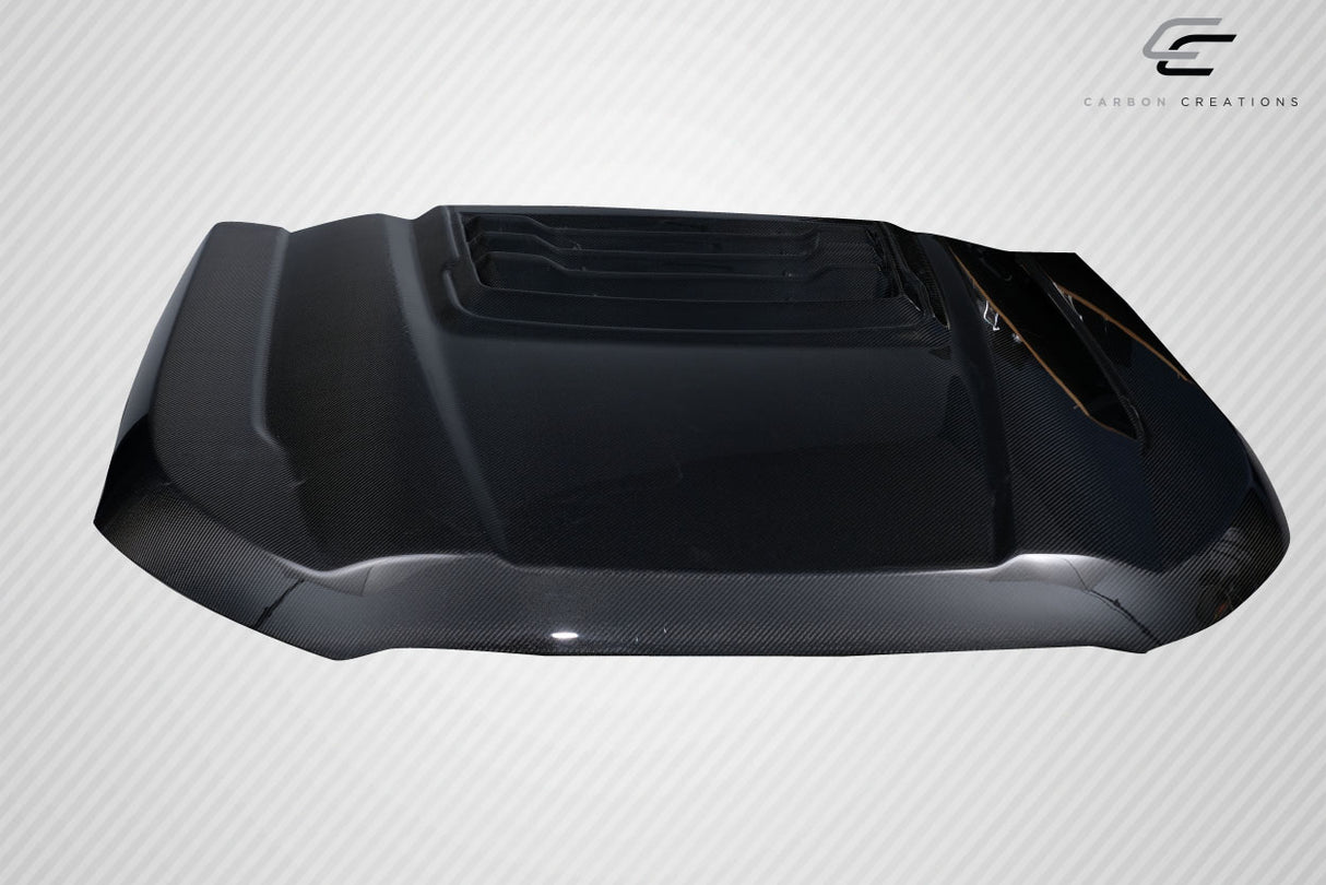 2019-2023 Ford Ranger Carbon Creations Raptor Look Hood - 1 Piece
