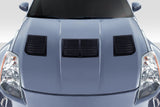2003-2006 Nissan 350Z Z33 Duraflex GT1 Hood Vents - 3 Piece
