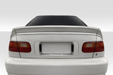 1992-1995 Honda Civic 4DR Duraflex Dragster Rear Wing Spoiler - 3 Piece