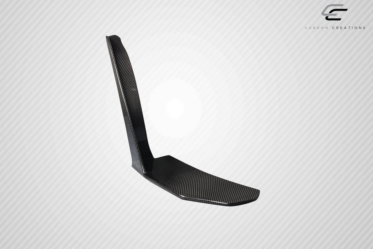 2018-2023 Ford Mustang Carbon Creations Z1 Front Lip Spoiler Air Dam - 2 Pieces ( Performance model )