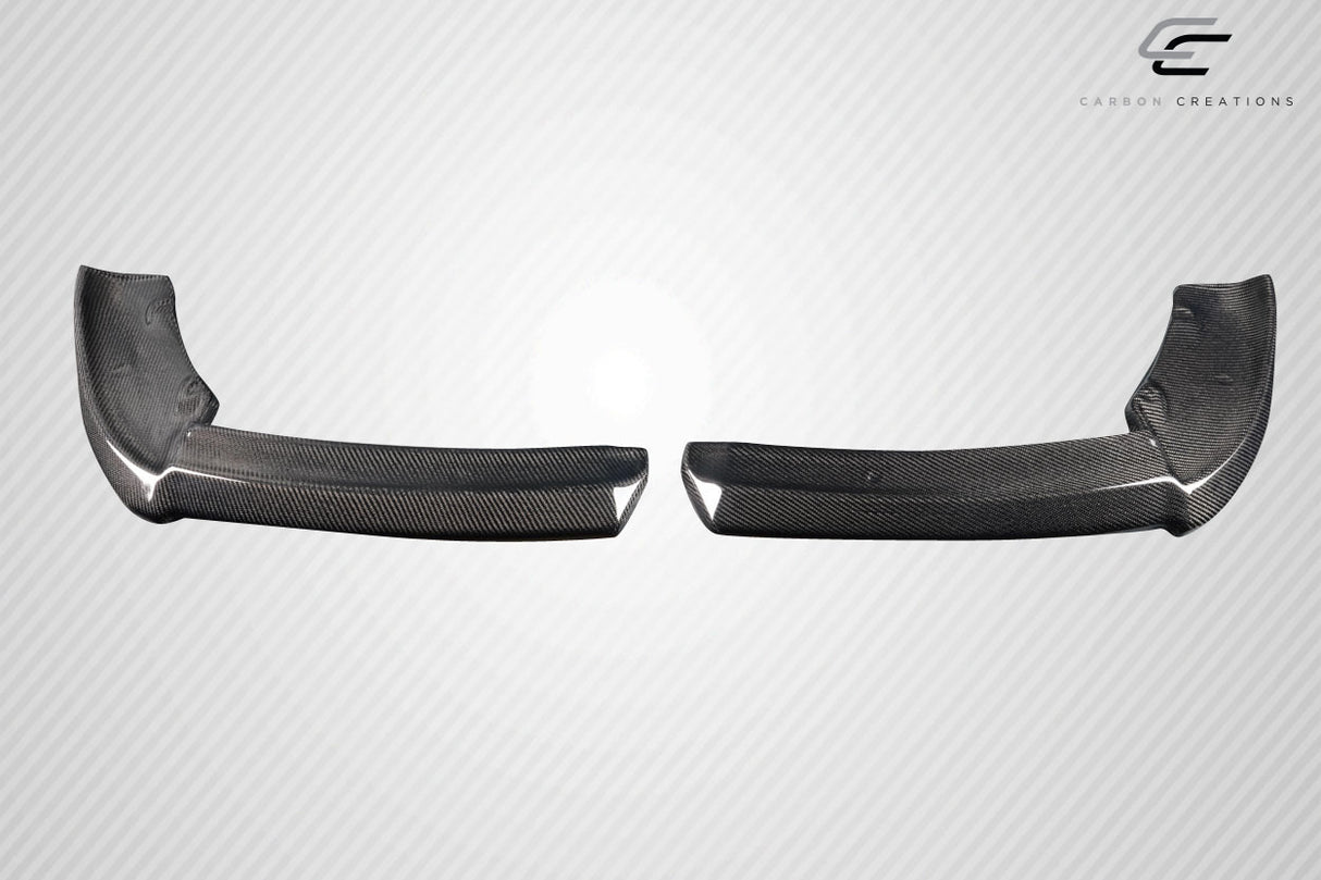 2006-2010 Porsche Cayman Carbon Creations Motox Rear Lip Spoiler Air Dam - 2 Pieces