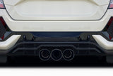 2017-2021 Honda Civic TypeR Duraflex BZ Rear Bumper Add On - 1 Piece
