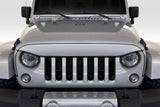 2007-2018 Jeep Wrangler JK Duraflex Hawkley Light Brow - 1 Piece