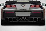 2014-2019 Chevrolet Corvette C7 Carbon Creations Exe Rear Diffuser - 2 Pieces