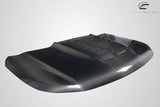 2016-2019 Ford Explorer Carbon Creations GT500 Look Hood - 1 Piece