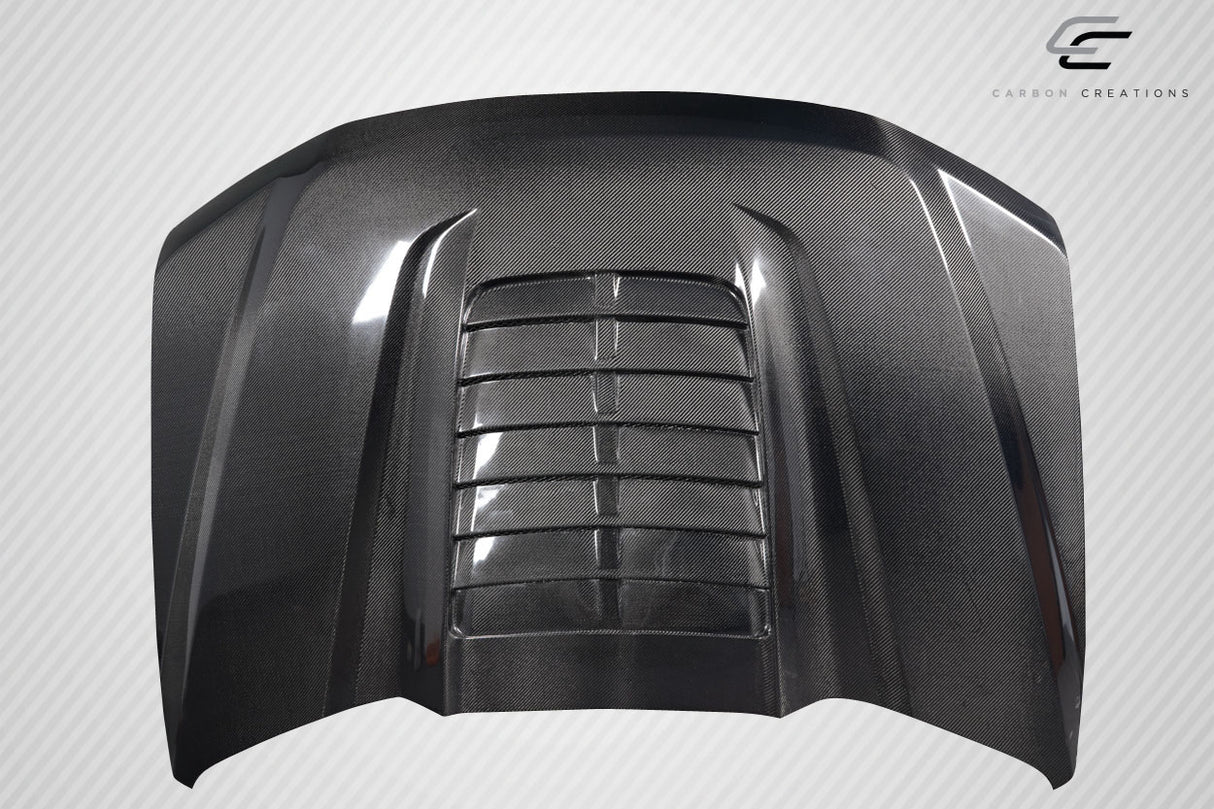 2017-2022 Ford Super Duty F250 F350 F450 Carbon Creations GT500 V2 Look Hood - 1 Piece