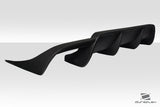 2008-2012 Honda Accord Duraflex Ergo Rear Diffuser - 3 Pieces