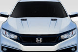 2016-2021 Honda Civic Duraflex Broman Hood - 1 Piece