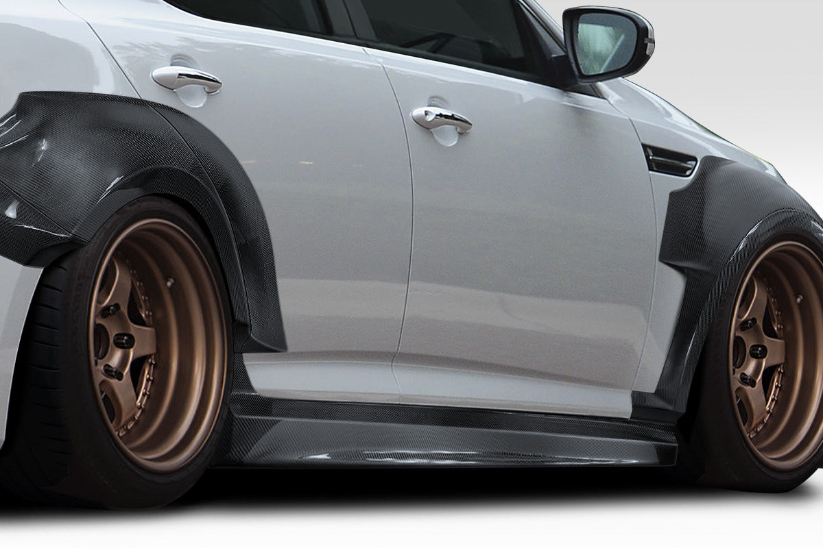 2011-2013 Kia Optima Carbon Creations CPR Body Kit - 13 Piece - Includes 116098 CPR Front Lip, 116247 CPR Side Skirts,, 116248 CPR Front Fender Flares, 116249 CPR Rear Fender Flares.  (S)