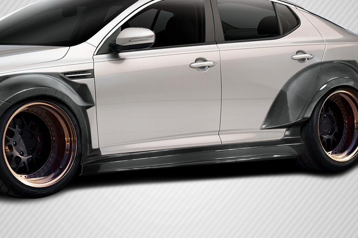 2011-2013 Kia Optima Carbon Creations CPR Body Kit - 13 Piece - Includes 116098 CPR Front Lip, 116247 CPR Side Skirts,, 116248 CPR Front Fender Flares, 116249 CPR Rear Fender Flares.  (S)