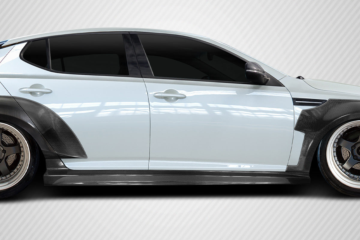 2011-2013 Kia Optima Carbon Creations CPR Body Kit - 13 Piece - Includes 116098 CPR Front Lip, 116247 CPR Side Skirts,, 116248 CPR Front Fender Flares, 116249 CPR Rear Fender Flares.  (S)