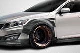 2011-2013 Kia Optima Carbon Creations CPR Body Kit - 14 Piece - Includes 116098 CPR Front Lip, 116247 CPR Side Skirts,, 116248 CPR Front Fender Flares, 116249 CPR Rear Fender Flares. 116246 CPR Rear Wing Spoiler  (S)