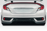 2016-2020 Honda Civic 2DR Duraflex BSM Rear Diffuser - 1 Piece