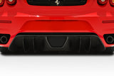 2005-2009 Ferrari F430 AF-1 Rear Diffuser Fins (GFK) - 4 Piece