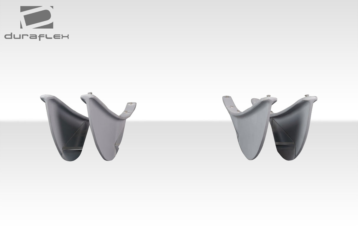 2005-2009 Ferrari F430 AF-1 Rear Diffuser Fins (GFK) - 4 Piece