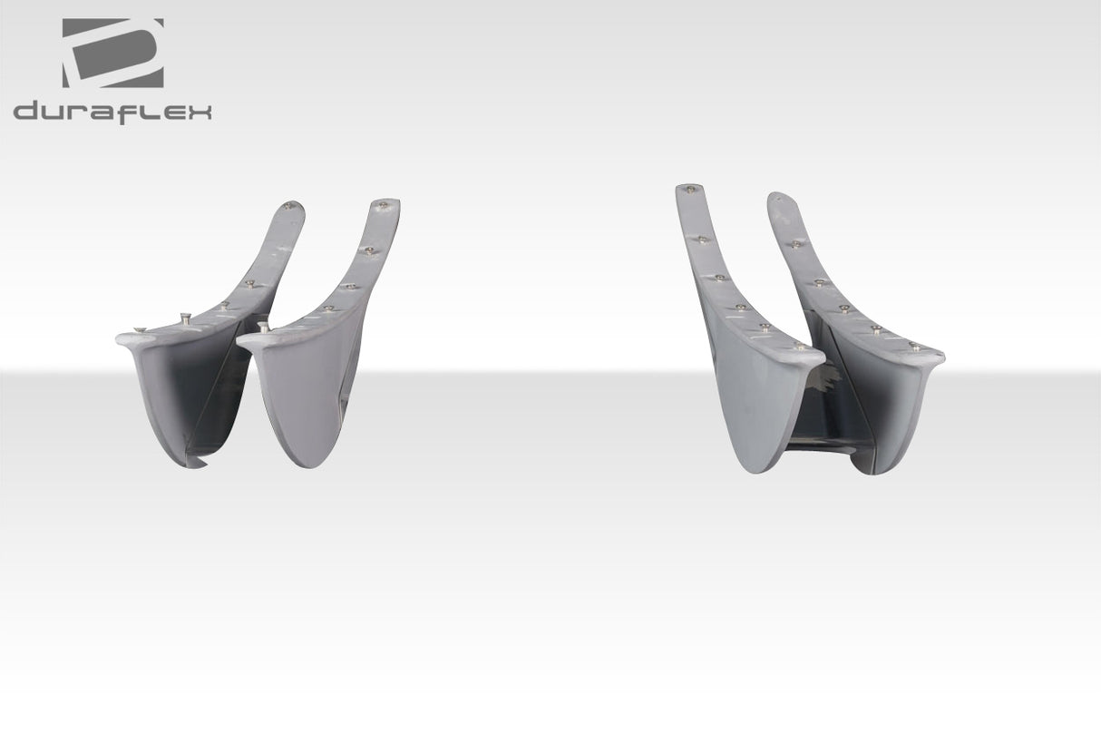 2005-2009 Ferrari F430 AF-1 Rear Diffuser Fins (GFK) - 4 Piece