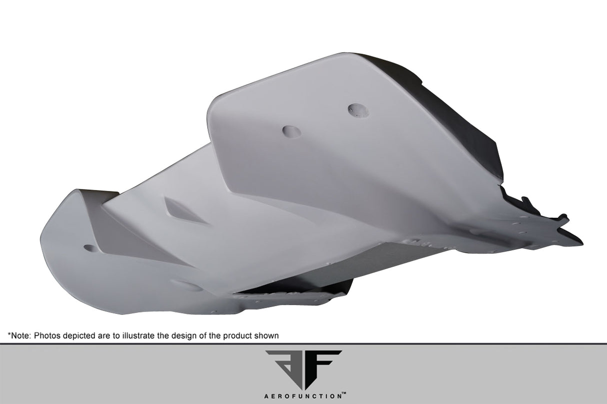 2012-2014 McLaren MP4-12C AF-1 Rear Diffuser (GFK) - 1 Piece