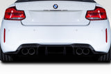 2016-2021 BMW M2 F87 AF-1 Rear Diffuser (GFK) - 1 Piece