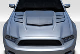 2013-2014 Ford Mustang Duraflex Interceptor Hood - 1 Piece