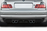 2000-2006 BMW 3 Series M3 E46 2DR Duraflex GT Tune Rear Diffuser- 1 Piece