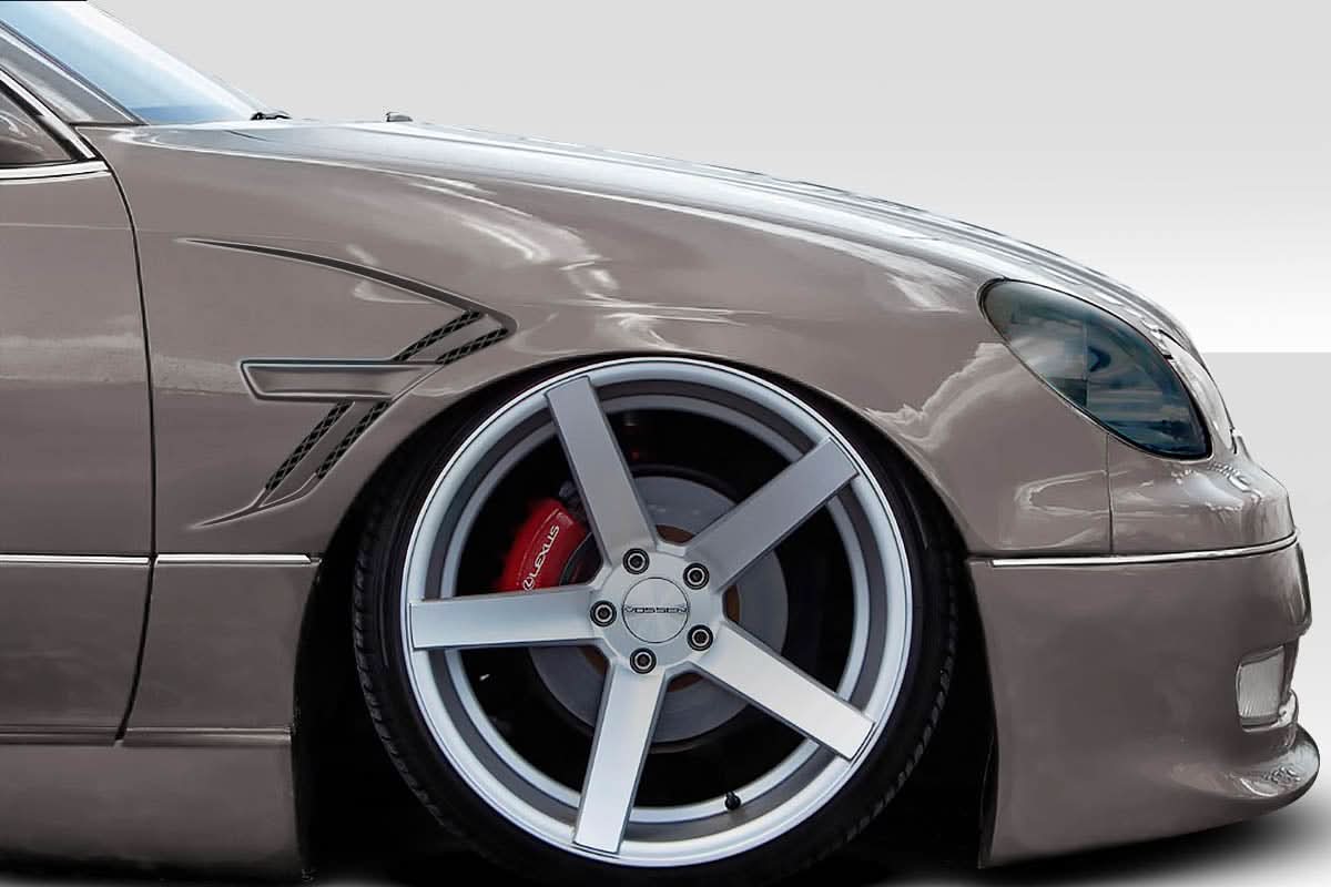98-05 Lexus GS Series Aiming Style Front Fenders FRP – K2 Industries