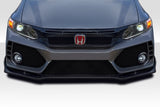 2012-2015 Honda Civic Duraflex FK8 Style Front Bumper - 1 Piece
