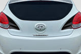 2012-2017 Hyundai Veloster Turbo Duraflex Minda Rear Hatch Louvers - 2 Piece