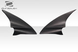 2012-2017 Hyundai Veloster Turbo Duraflex Minda Rear Hatch Louvers - 2 Piece