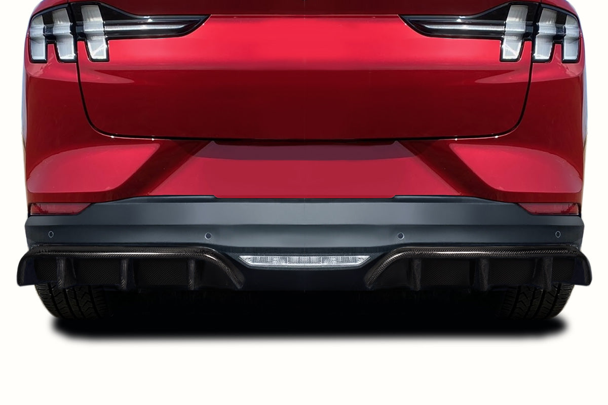 2021-2022 Ford Mustang Mach-E Carbon Creations Mystic Rear Diffuser - 2 Pieces