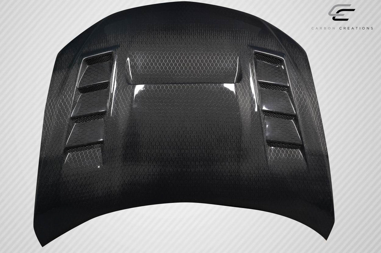 2008-2011 Subaru Impreza 2008-2014 WRX STI Carbon Creations Geo6ix Dritech GT Concept Hood - 1 Piece