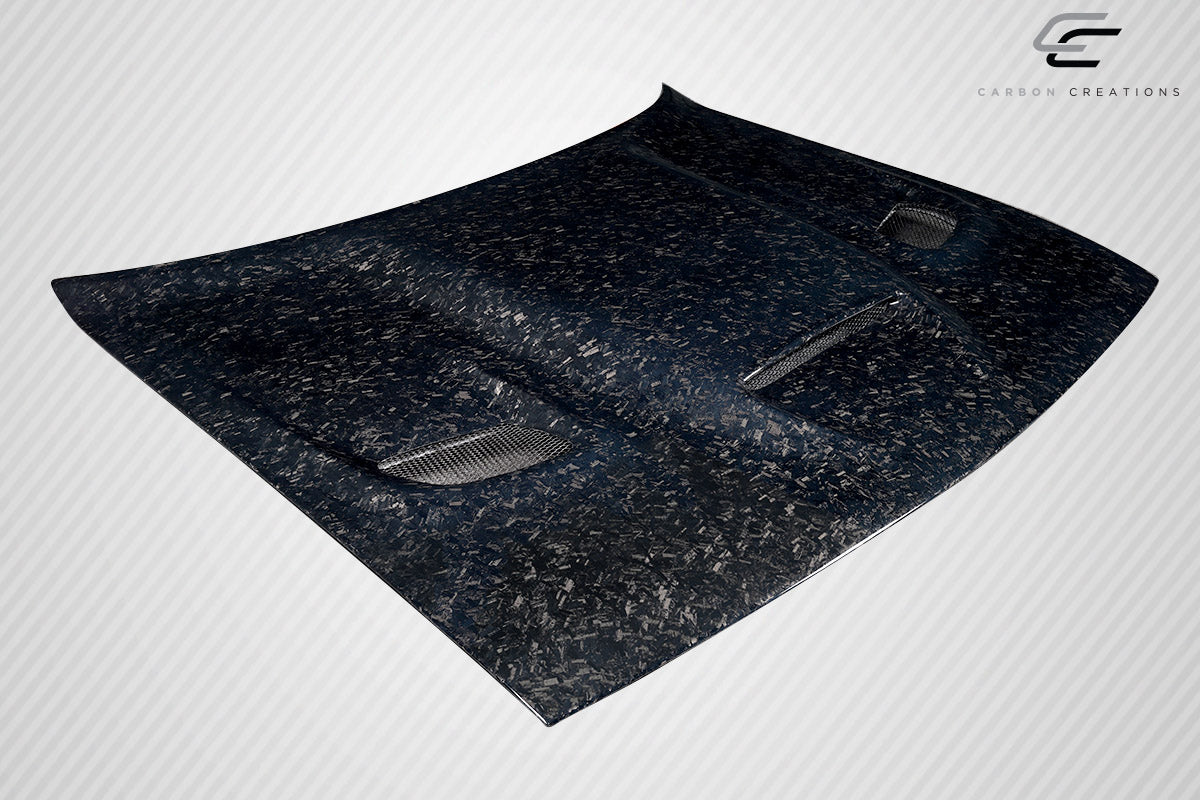 2008-2023 Dodge Challenger Carbon Creations AeroForge Dritech Hellcat Look Hood - 1 Piece