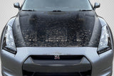 2009-2016 Nissan GT-R R35 Carbon Creations AeroForge GT2 Hood - 1 Piece