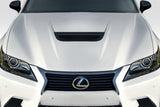2013-2015 Lexus GS Series G200 GS300 GS350 GS450 GS450H Duraflex Alpine Hood - 2 Pieces