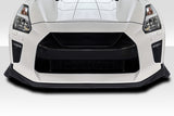 2017-2021 Nissan GT-R R35 Duraflex Vantix Front Lip Spoiler Air Dam - 1 Piece ( for use with OEM Front Bumper )