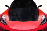 2014-2019 Chevrolet Corvette C7 Carbon Creations Eagle Eye Hood - 1 Piece