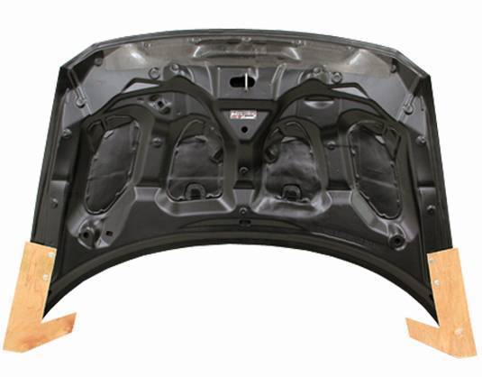 2011-2016 Honda CRZ Hatchback OEM Style Carbon Fiber Black Hood