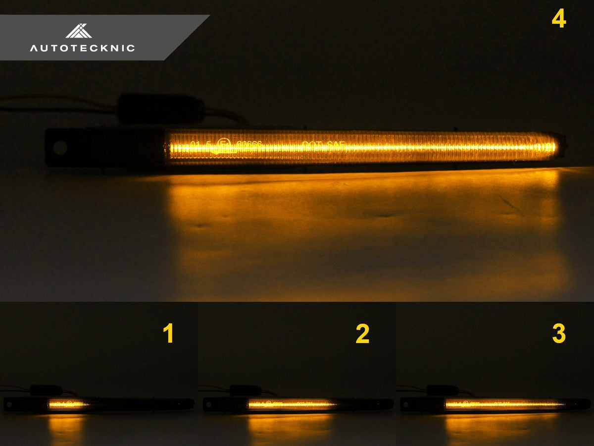 AutoTecknic Tinted Sequential LED Fender Turn Signal Set - F10 M5