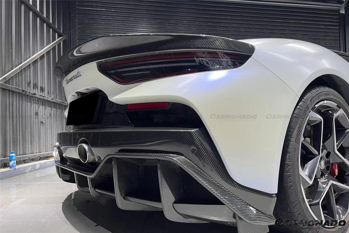 2020-UP Maserati MC20 MCPura SVD Style Dry Carbon Fiber Trunk Spoiler Wing