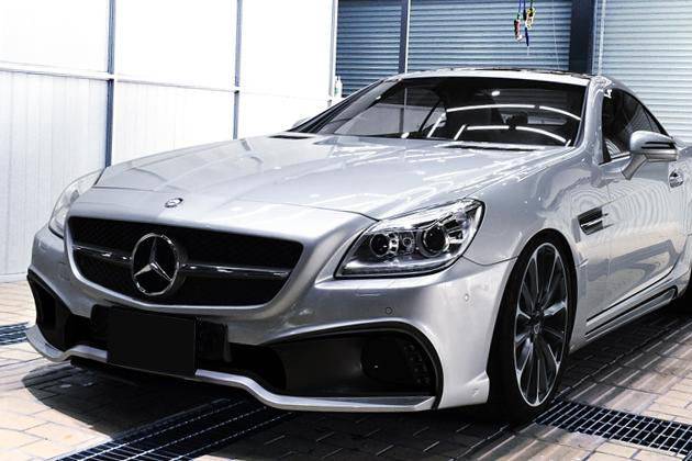 2011-2015 Mercedes Benz SLK CLASS R172 WD Style Front Bumper with led