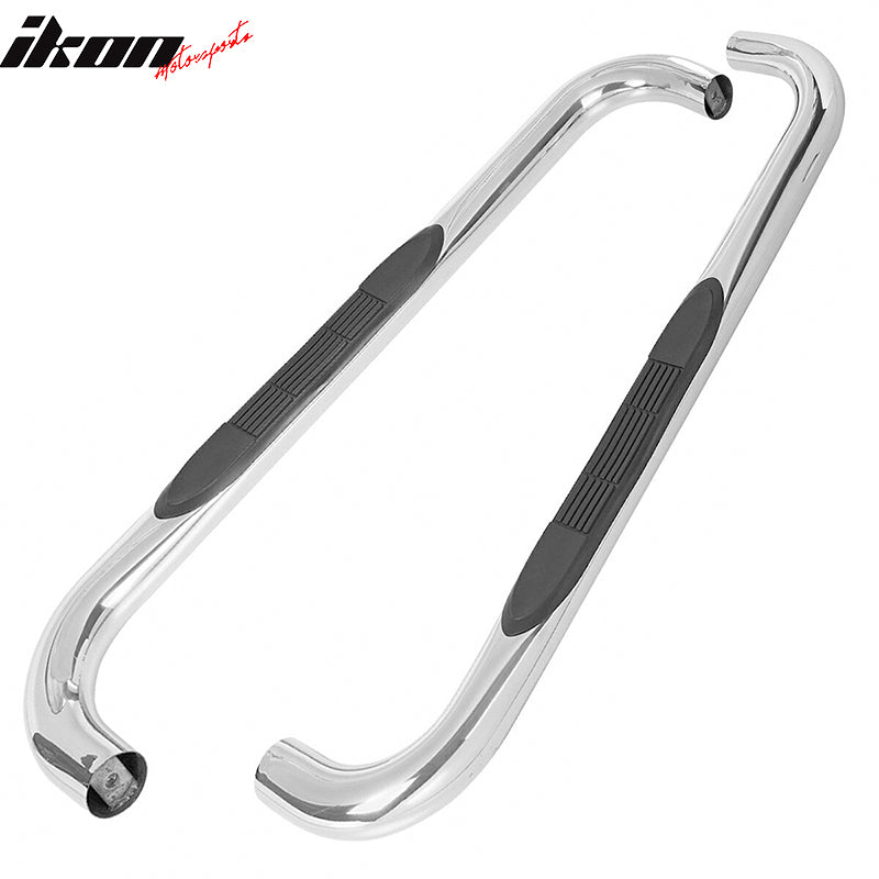 2009-2014 Dodge Journey 3" Silver Side Running Board Stainless Steel