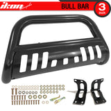 2008-2010 Ford F250 F350 F450 F550 Super Duty 3" Black Bull Bar Steel