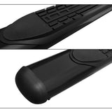 2004-2008 Ford F150 Black Powder Coat Finish Running Boards Stainless