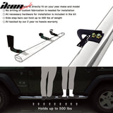 2004-2008 Ford F150 Black Powder Coat Finish Running Boards Stainless