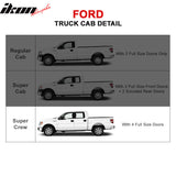 2015-2022 Ford F150 Super Crew Cab 4'' Side Running Boards Stainless