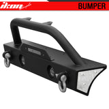 2007-2017 Jeep Wrangler JK Front Bumper Guard Winch Plate Light Steel